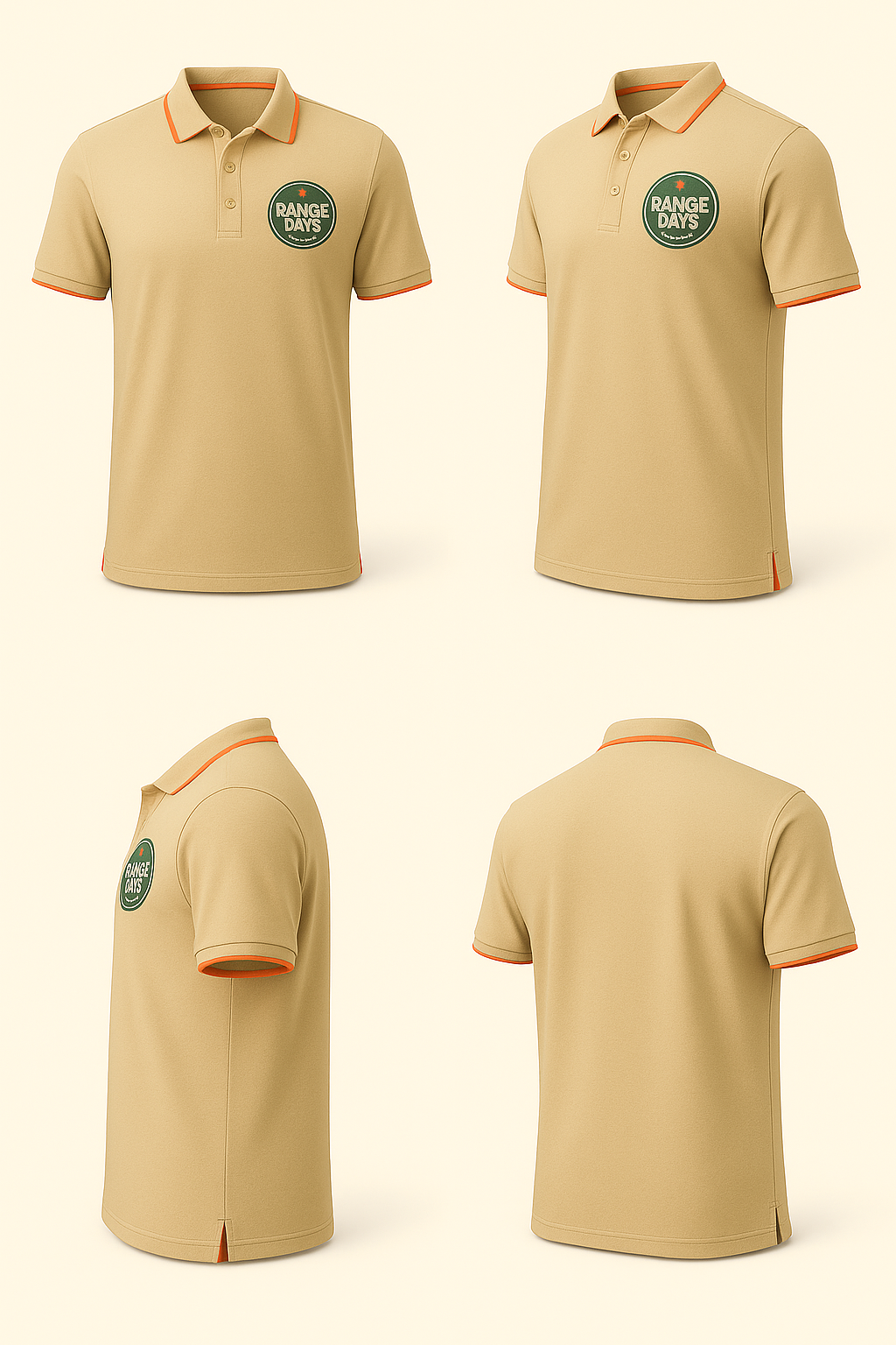 Desert Tan Performance Polo – Range Days