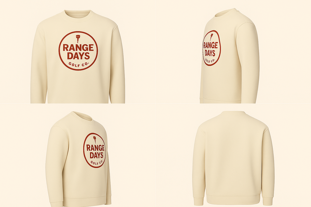 Range Days Classic Crewneck – Cream
