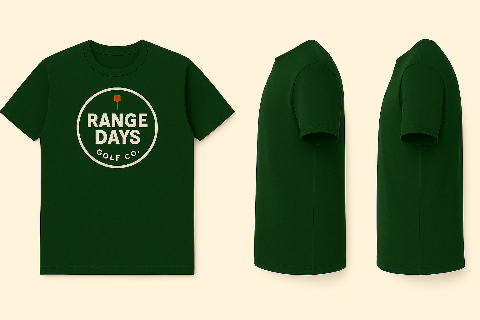 Forest Green Crest Tee – Range Days
