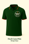Range Days -Forest Green Performance Polo