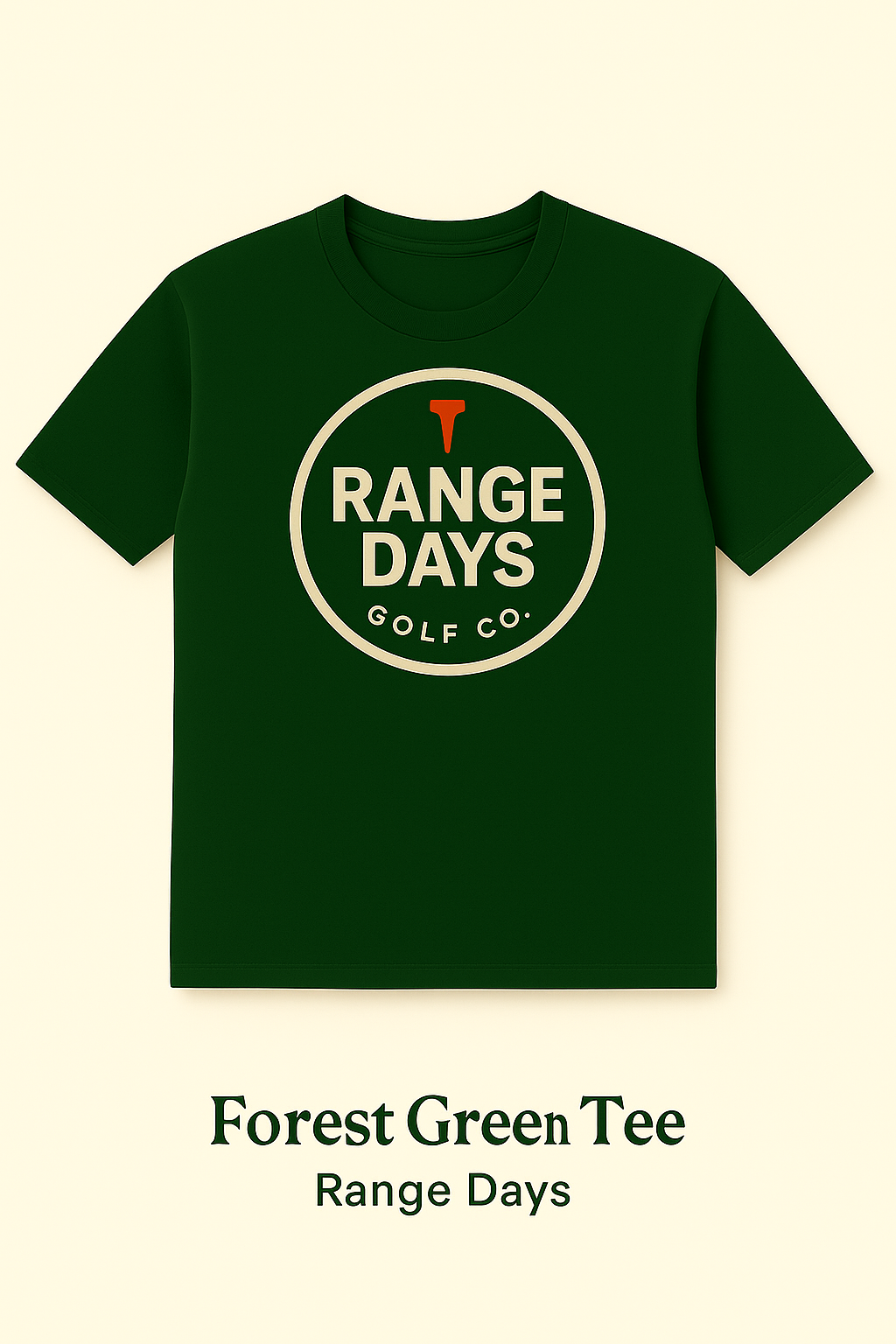 Forest Green Crest Tee – Range Days