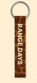 Duck Camo Woven Strap Keychain